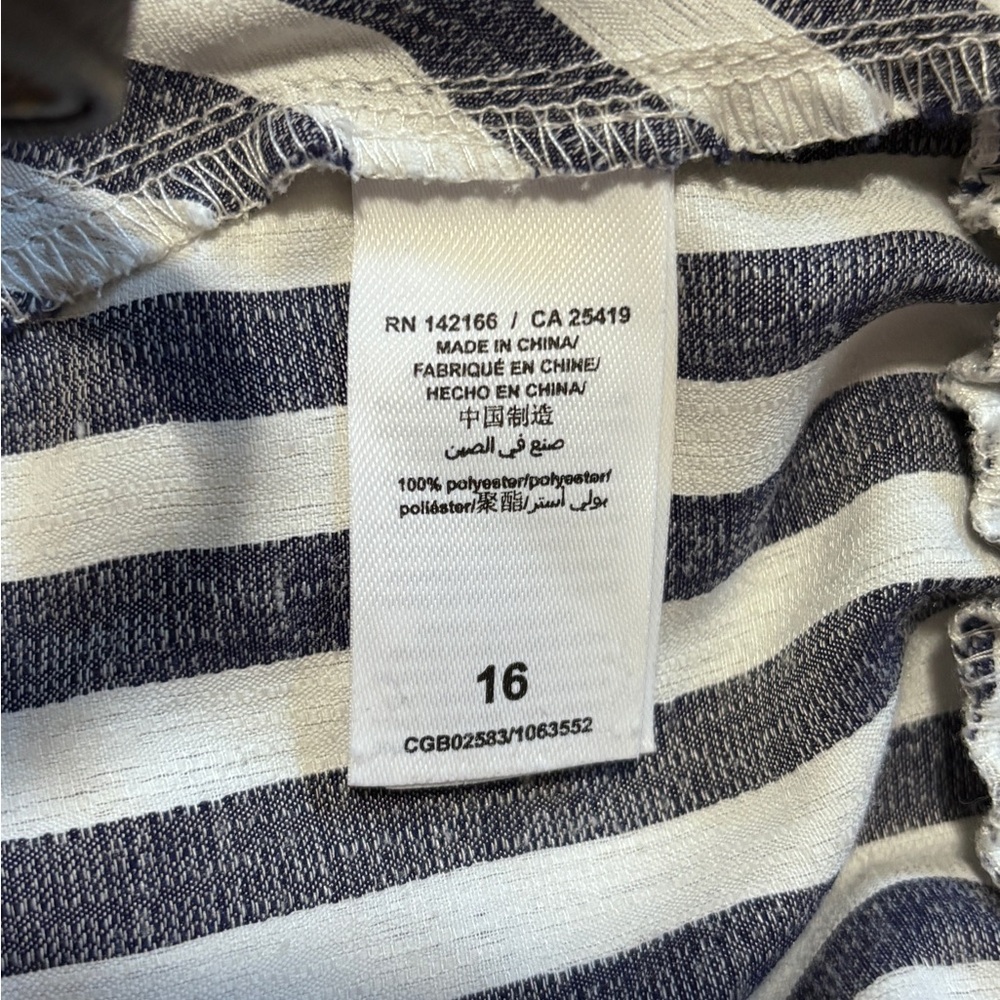 Habitual Kids Habitual Ruched Sleeve Stripe Top - Picture 5 of 5